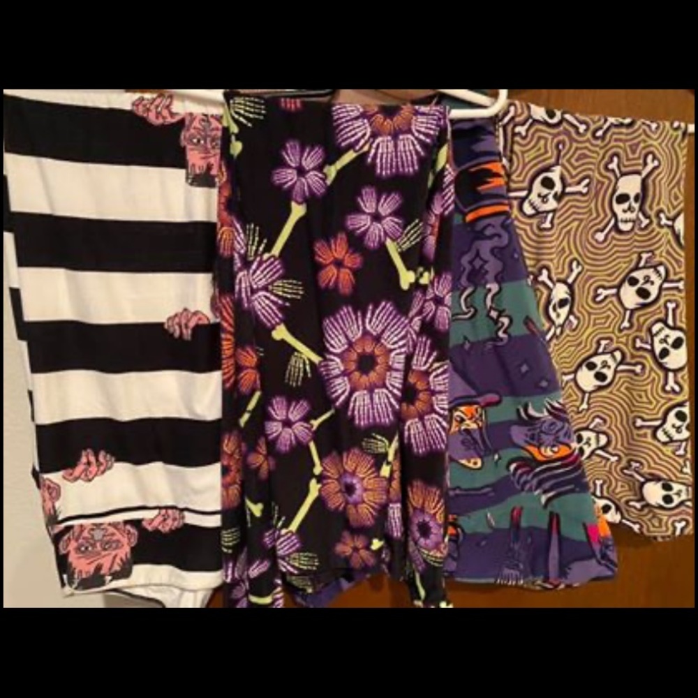 LuLa Roe TC2 Halloween Leggings Lot